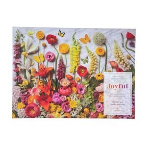 Joyful by Galison Colorful Spring Flowers 1000 Piece Jigsaw Puzzle *COMPLETE*